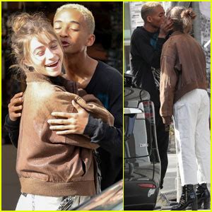 Jaden Smith Steals A Kiss From Girlfriend Odessa Adlon Jaden Smith