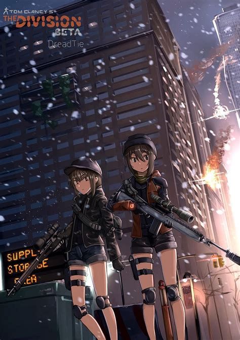 Anime 1271x1800 Anime Anime Girls Tom Clancy S The Division Women