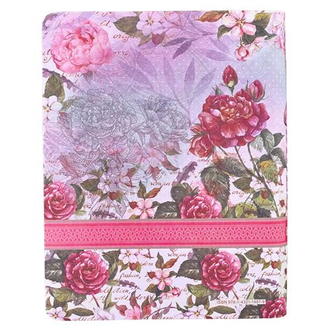 Journaling Bible In Silky Floral Kjv My Creative Bible