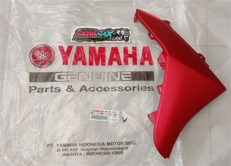 NMAX V2 MOLE SIDE COVER 1 LEFT MATTE RED SIDE KAPAG NAKASAKAY SA