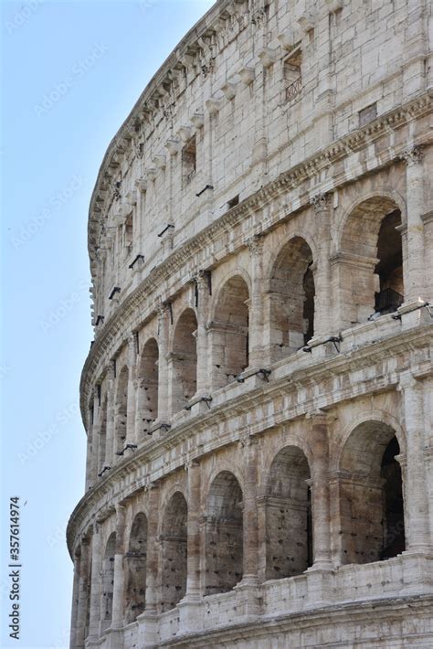 Roma Lazio Italia Colosseo Uno Dei Monumenti Più Famosi Al Mondo