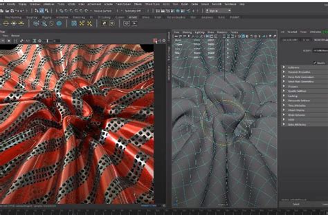 Cloth Procedural Shading In Maya Arnold Renderer Dart Maya