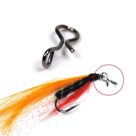 Pcs Pcs Pcs Lot Fly Fishing Snap Hooks Quick Change For Flies