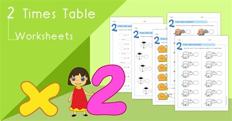 2 Times Table Worksheets Pdf Multiplying By 2 Activities