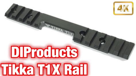 Installing A Diproducts Scope Rail On A Tikka T1x 22lr Youtube