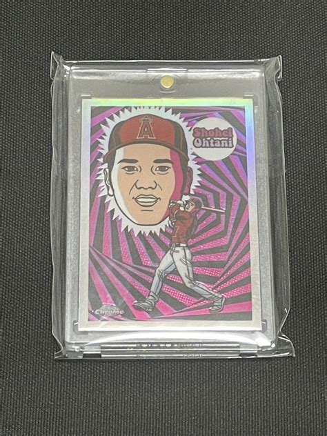 【未使用】topps Chrome 2023 大谷翔平 Shohei Ohtani Case Hitインサート激レア ケースヒット