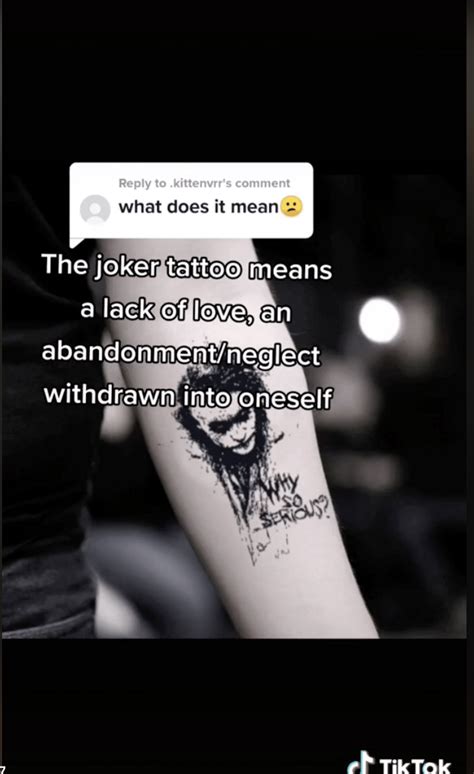 What Does A Joker Tattoo Mean Significance Of Viral TikTok Trend Explained