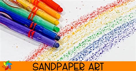 Sandpaper Art for Preschool Students - Play to Learn Preschool