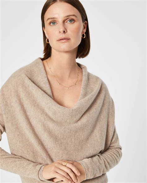 Cowl Neck Cashmere Sweater