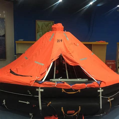 D Type Davit Launched Inflatable Liferaft Marine Life Saving Raft