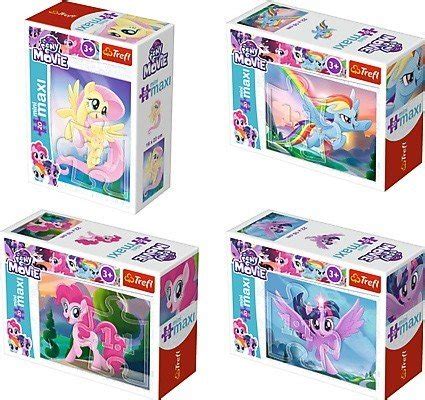 Trefl puzzle Mini Maxi My Little Pony Magia kucyków 4x20 el Trefl