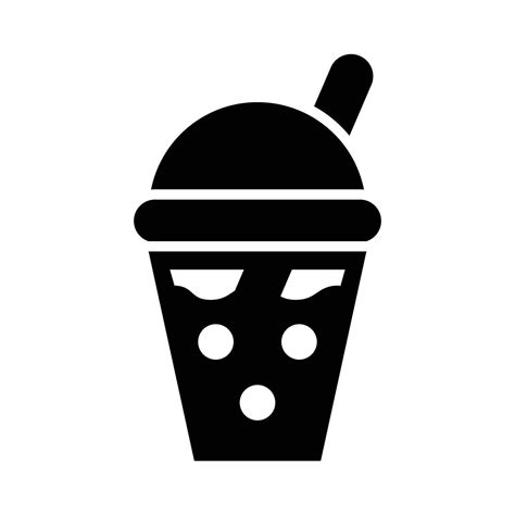 Smoothie Vector Glyph Icon For Personal And Commercial Use