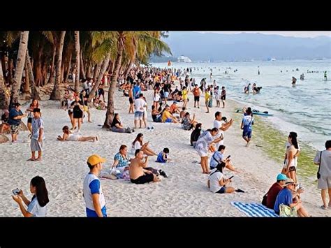 This Is Boracay White Beach On March From Station To Station