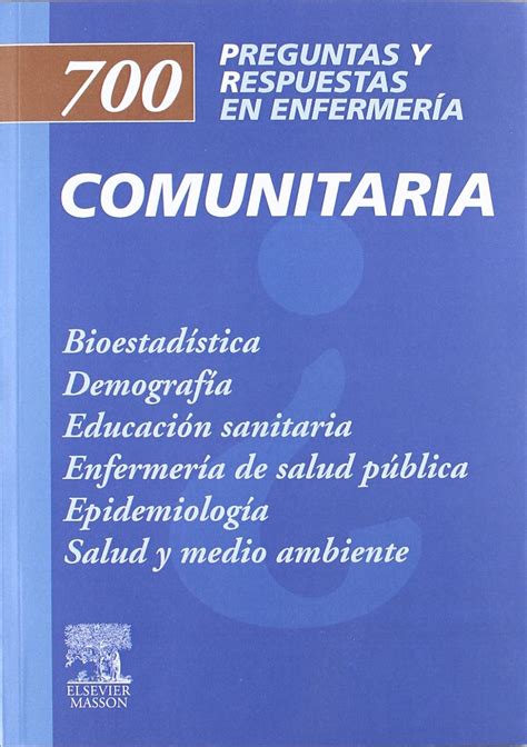 Preguntas Y Respuestas En Enfermer A Comunitaria Girbau Garc A M