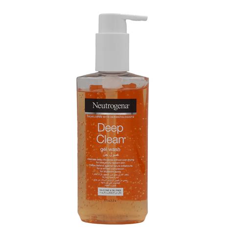 نيتروجينا غسول جل تنظيف عميق Neutrogena Gel Wash Deep Clean 200ml