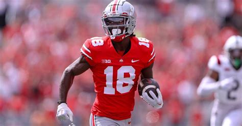 Ohio States Marvin Harrison Jr Named Big Ten Co Offensive Player Of