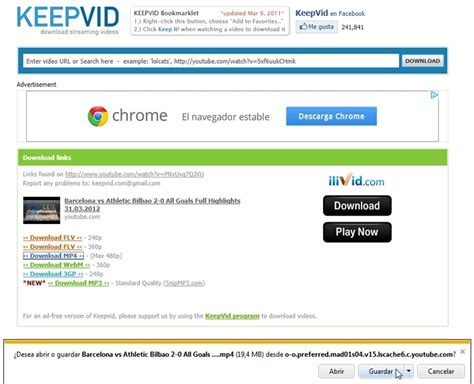 KeepVid Online (English) - Free