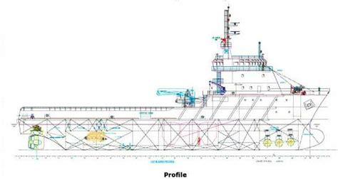 Plans for HI70M Offshore Supply Vessel