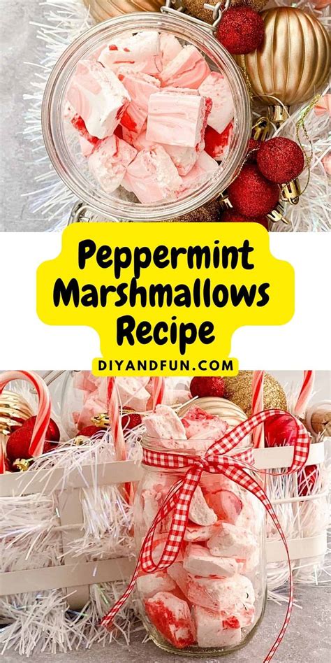 Peppermint Marshmallows Recipe Diy And Fun