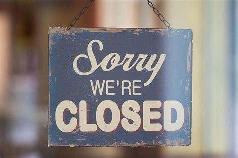 closed   notice