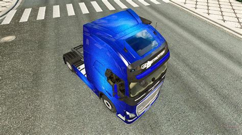 Fantástico Azul de la piel para camiones Volvo para Euro Truck Simulator 2