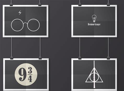 Harry Potter Minimalist Posters : r/Harry_potter