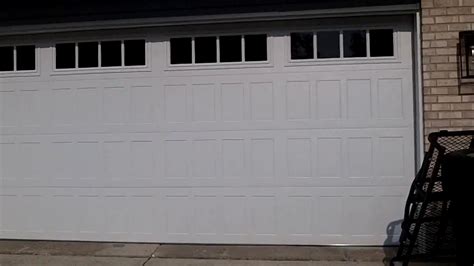 Shaker Chi Garage Door Tinted Glass Cuts Down Heat In Garage Youtube