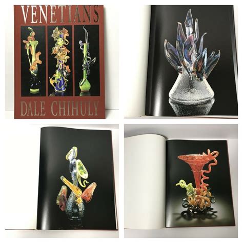 Dale Chihuly Signed Art Book Venetians Exhibition Glass Sculpture Print