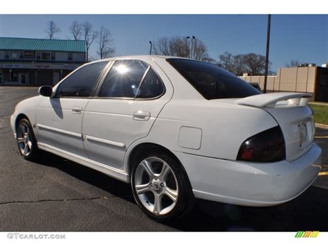 2003 Cloud White Nissan Sentra SE R Spec V 63243167 Photo 4