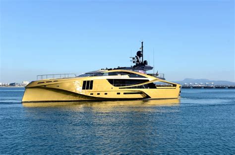 Khalilah The Golden Superyacht At The Crossroads Between Opulence And