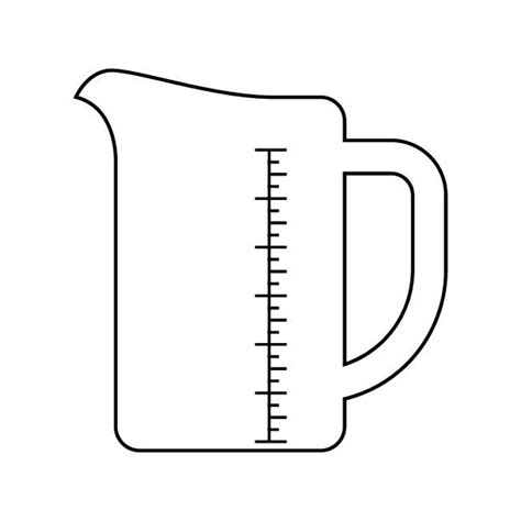 measuring jug stock illustrations royalty  vector graphics