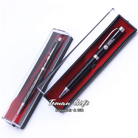 Jual Pen Paku Metal Pulpen Stainless Custom Laser Grafir Logo Nama Besi