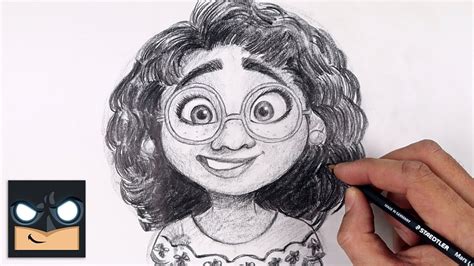 How To Draw Mirabel With Pencil Cartonionline