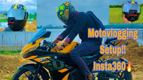 Best Motovlog Camera Setup Insta One R Review For Motovlogging