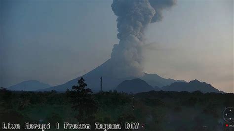 Merapi Erupsi Solo Dan Sekitarnya Hujan Abu Youtube