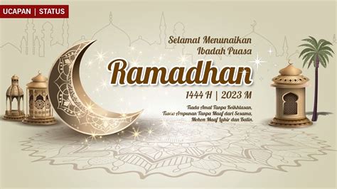 Video Ucapan Selamat Ramadhan Part Youtube