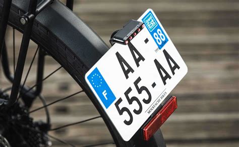 Une Plaque D immatriculation Pour Les Vélos électriques 52 OFF