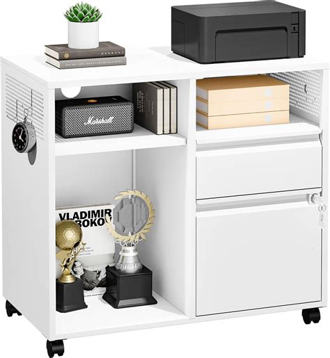 Amazon Lissimo Metal File Cabinet Lateral Filing Cabinet With Lock