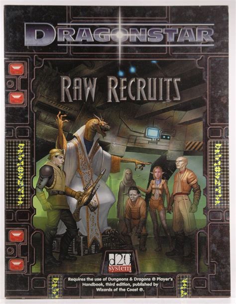 Raw Recruits D20 Fantasy Roleplaying Supplement Dragonstar Games