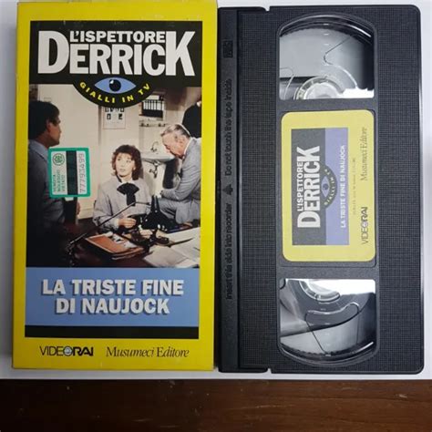 L ISPETTORE DERRICK LA Triste Fine Di Naujock VHS Videocassette EUR 8