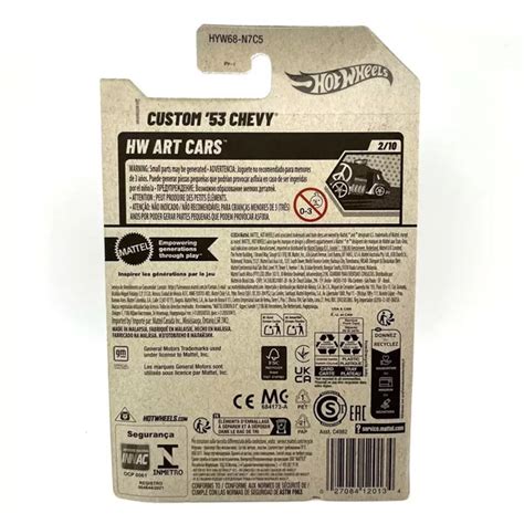 Hot Wheels Custom Chevy Walmart Exclusive Mainline Hw Art Cars