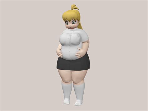 Female Weight Gain Animation