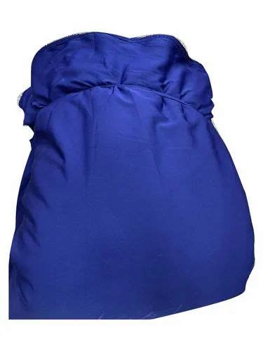 Blue Plain American Crepe Fabric GSM 80 Gsm At Rs 30 Meter In Surat