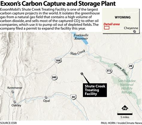 Map Exxon S Carbon Capture And Storage Plant Inside Climate News