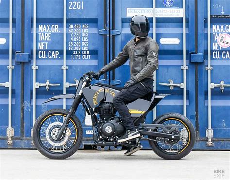 Royal Enfield Himalayan Scram 411 Custom Modified To Race