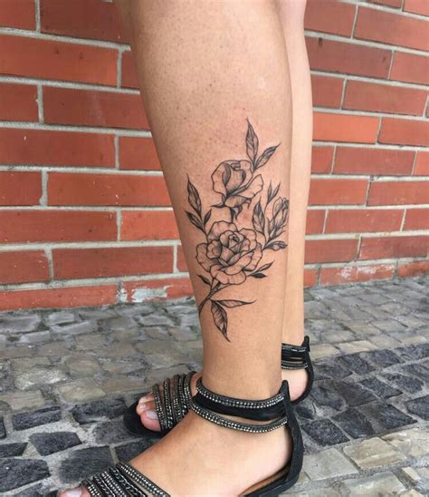 Small Lower Leg Tattoo Women Wallpaper