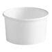 Choice 4 Oz White Paper Frozen Yogurt Food Cup 1000 Case