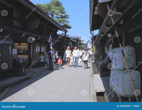 Japanisches Altes Haus Takayama Redaktionelles Stockfoto Bild Von