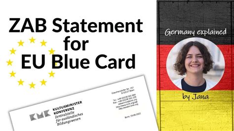 ZAB Statement For EU Blue Card Applicants How To Apply For It