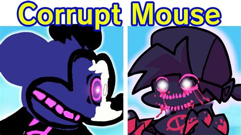 Friday Night Funkin Vs Corrupted Mickey Mouse Reanimated Colored